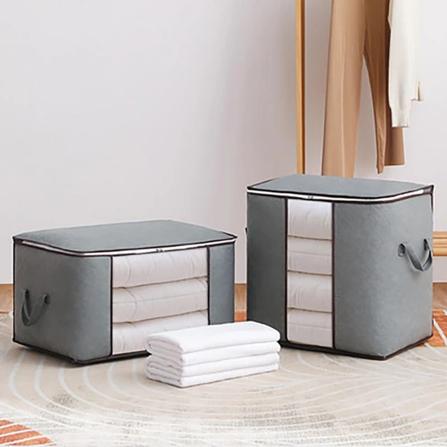 Household Quilt Storage Bag Moistureproof Wardrobe Blanket Clothes Holder  Closet Luggage Organizer Dampproof Pillow Sorting Bags - Foldable Storage  Bags - AliExpress