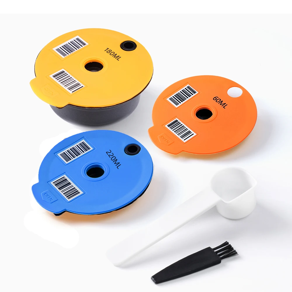 Stainless Steel / PP Reusable Coffee Capsule for Tassimo Bosch Machine