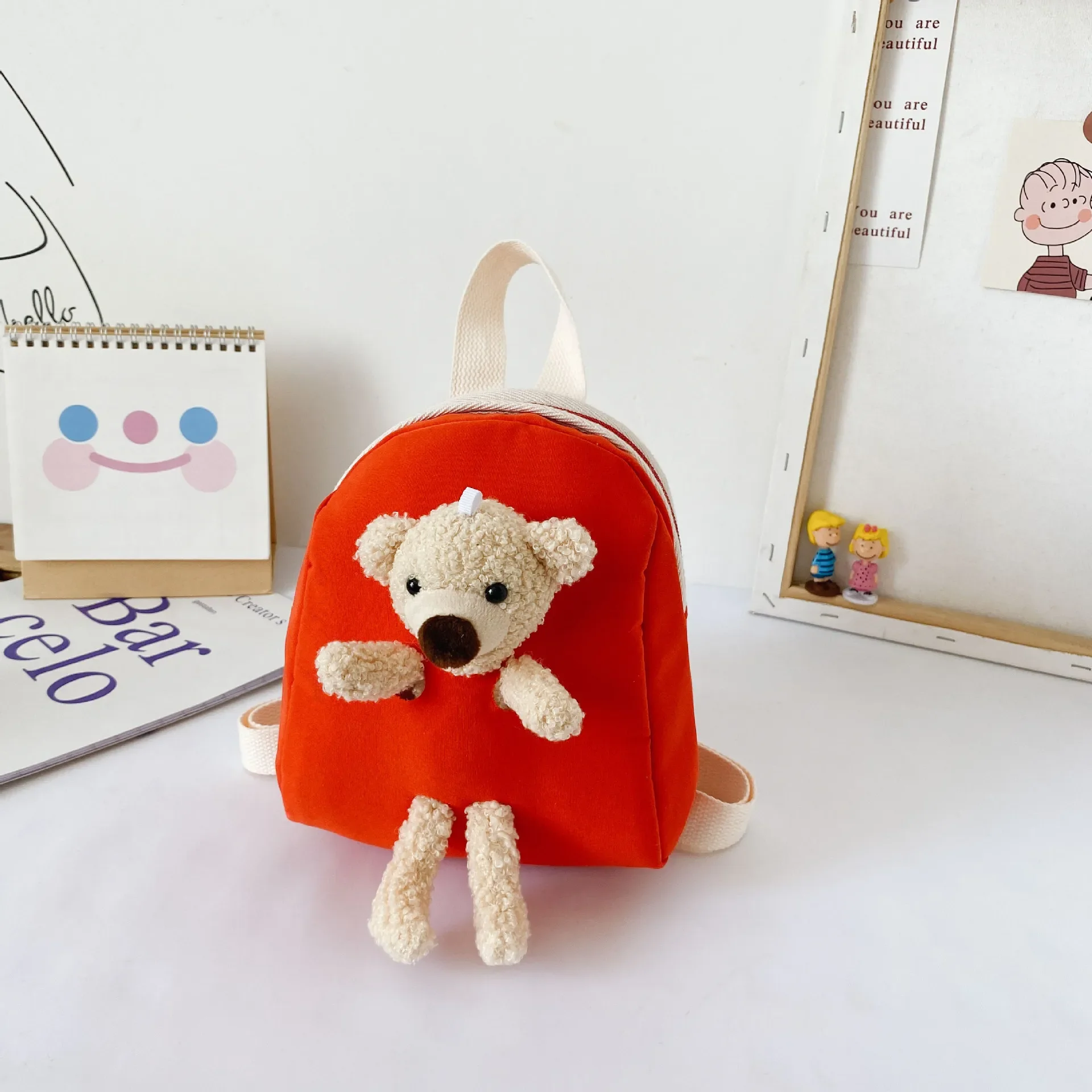 Kids Child Bags Kindergarten Children Plush Backpack Cartoon Lovely Cute Baby Toddler Newborn Boys Girls School Students Bag - 6