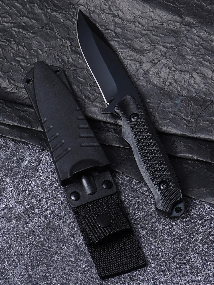 Outdoor Multi-Functional Knife High-Hardness Portable Fruit Knife Camping Fishing Rescue Tactical Kitchen Home Use Small