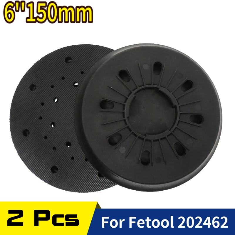 6Inch150mm33HoleDustFreeSandingPad6HookAndLoopBacking