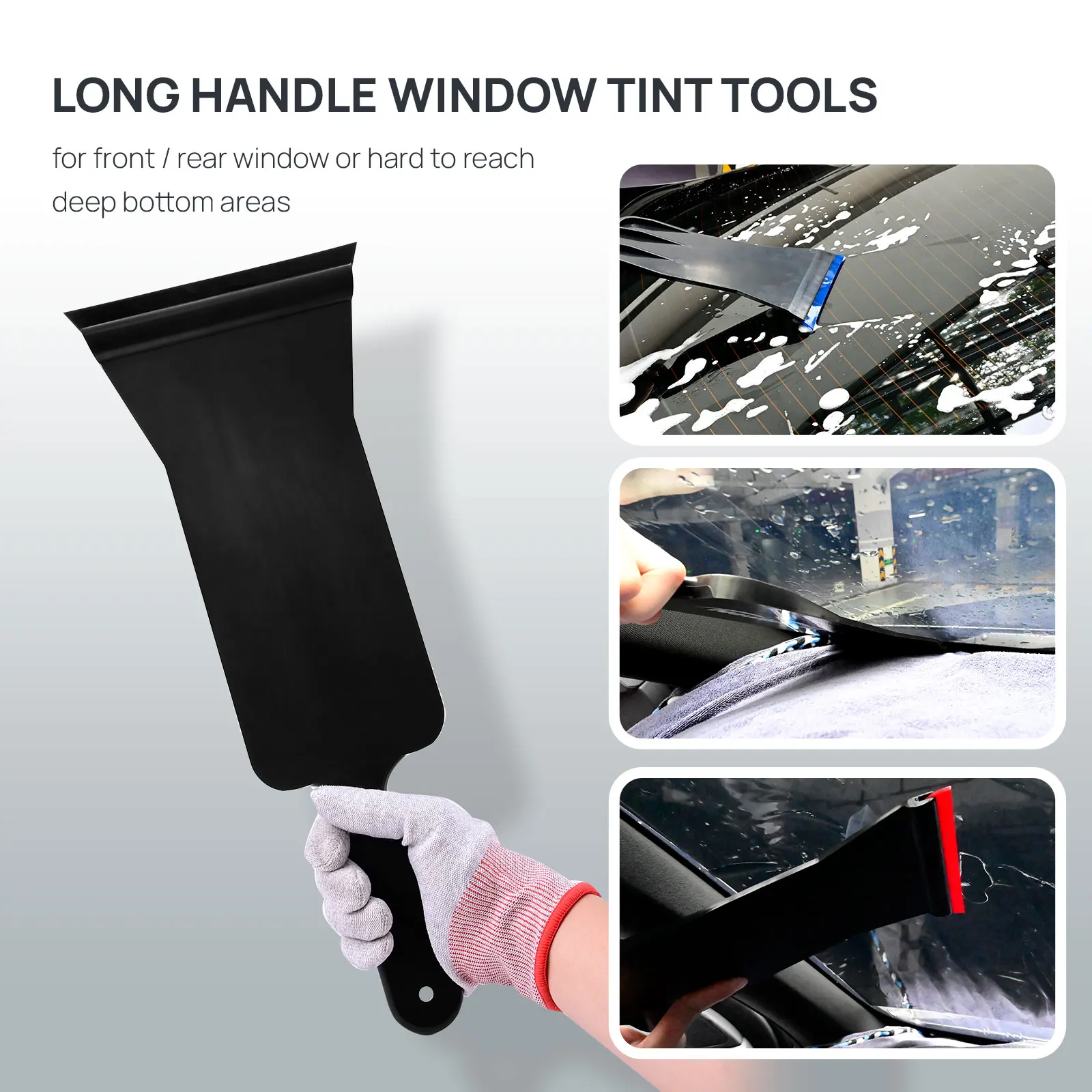 EHDIS Small Squeegee 5 inch Rubber Window Tint Squeegee for Car