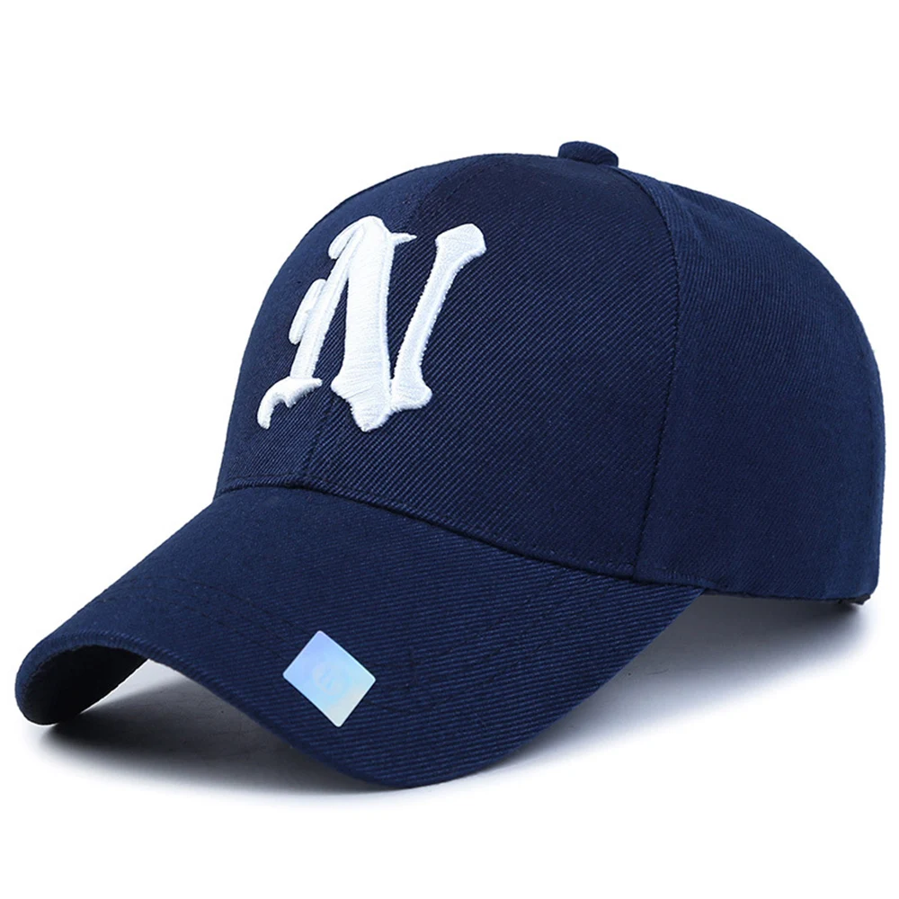 New Fashion Men Women Baseball Cap N Letter Embroidery Kpop Spring Autumn Snapback Hip Hop Unisex Sport Sun Visor Dad_voghion.com