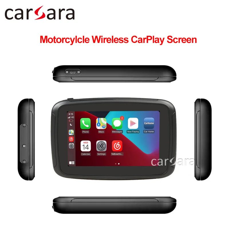 New Motorbike GPS Wireless CarPlay Screen Android Auto Interface Display  Motor CarPlay Motorcycle Navigation Map Music Monitor - AliExpress