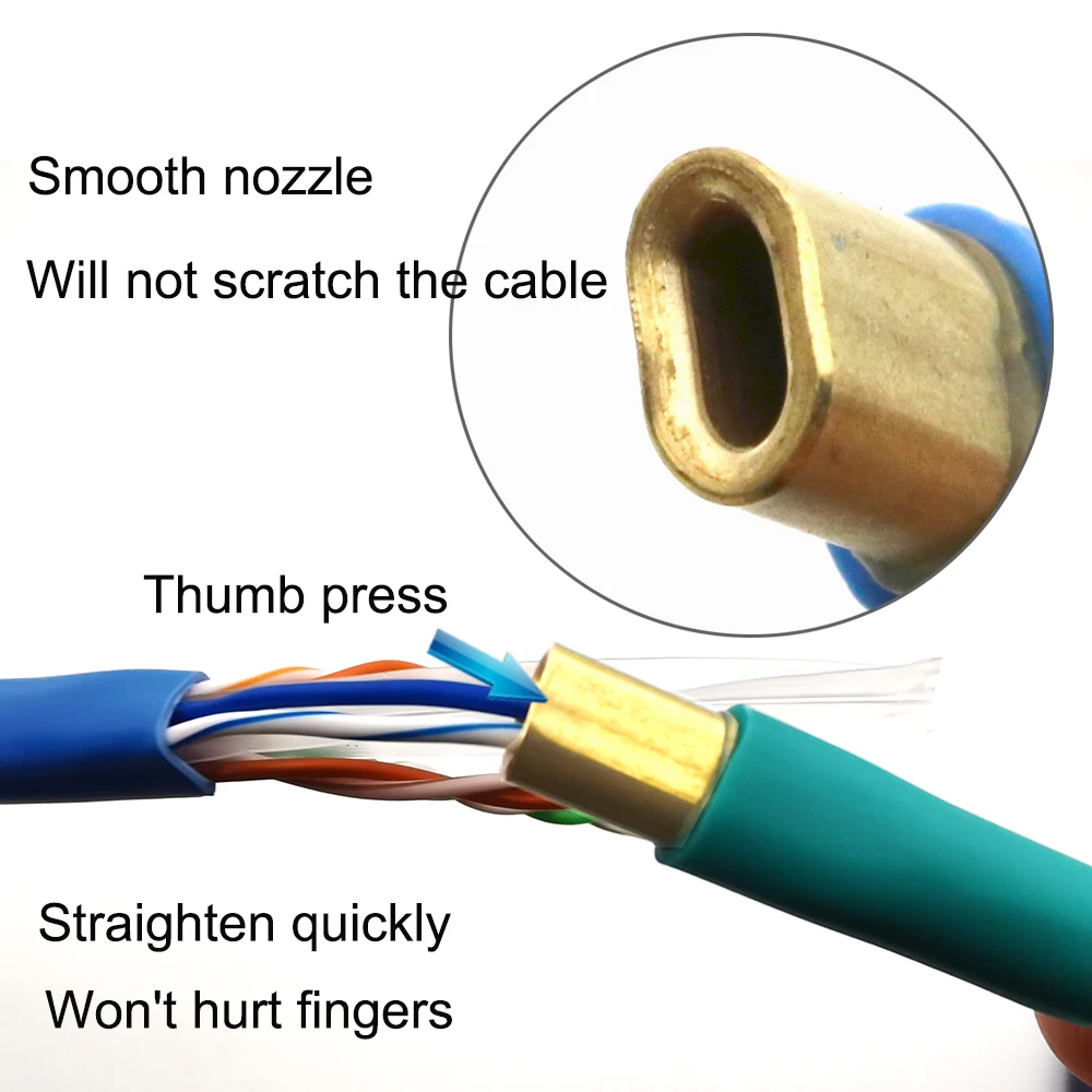 rede para cat5 cat6 ethermet cabo releaser torcido fio núcleo separador