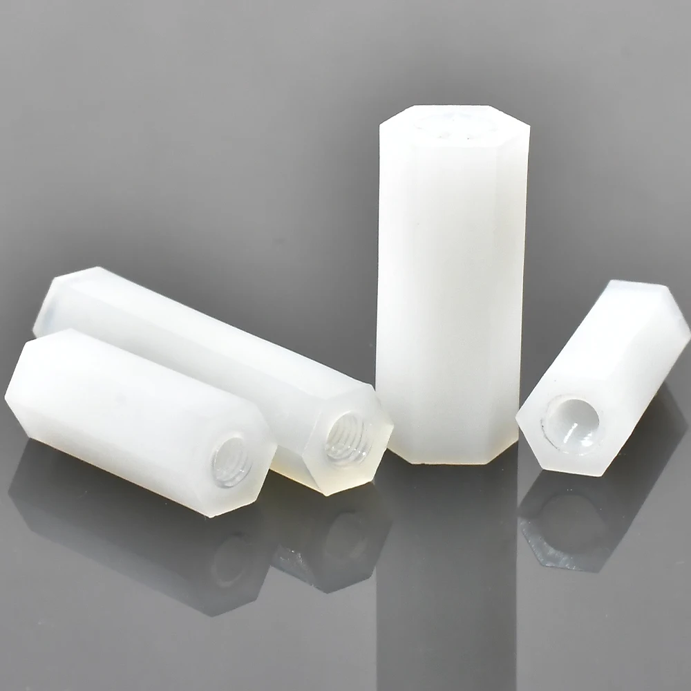 M2 M2.5 M3 M4 Nylon Hex Female Standoff Plastic Mount Hexagon Thread PCB Motherboard Spacer Pillar Board Nut nylon spacer screw,nylon screw,pcb screw spacer,plastic standoff spacer