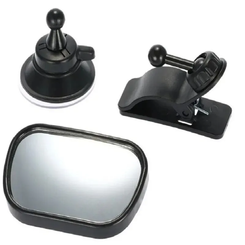 2 in 1 Car Mini Safety View Back Seat Mirror Baby Car Mirror Children Facing Rear Ward Infant Care Square Safety Kids Monitor car rearview mirror