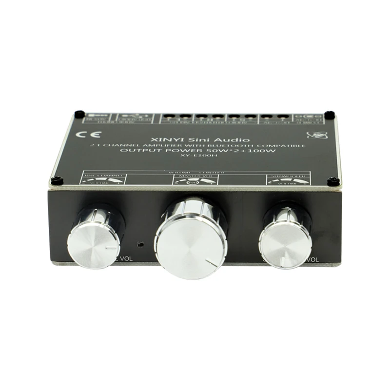 Placa de Amplificador de Áudio Subwoofer Bluetooth 2.1 Canais Ajuste de Baixo e Alto Home Theater Aux Tpa3116d2 50w x Mais 100w - Image 2