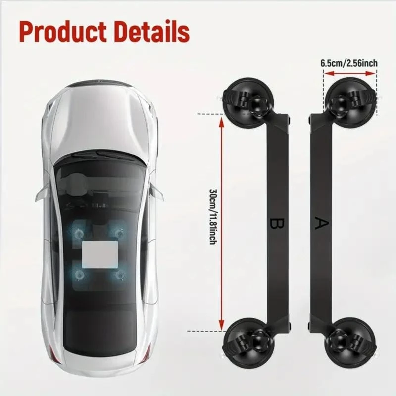 Sunroof Suction Cup Mount Stand For Mini Satellite Mount Holder For Car Ensures Secure Fit And Stable During Travel H8WD
