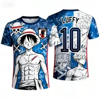 Maillot de football One Piece Luffy Japon 2026, T-shirt, maillot de football spécial pour enfants, kit de maillot de football pour adultes, hommes, femmes, sweat-shirt à séchage rapide 6