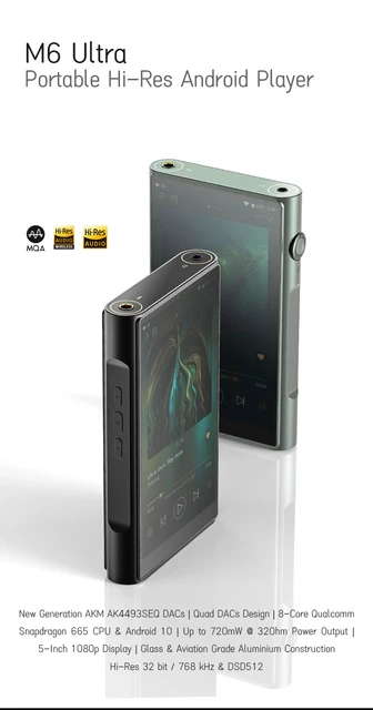 Shanling M6 Ultra Portable Hi-Res Player M6U Bluetooth 5.0 4 