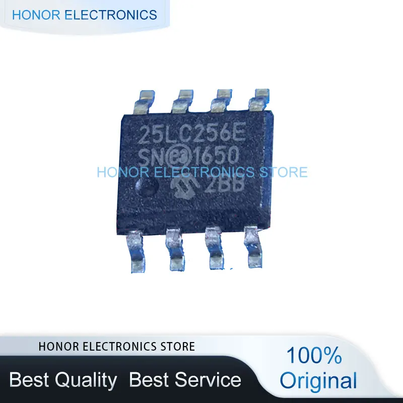 

5PCS 25LC256-E/SN 8-SOIC Memory Chip Non-Volatile EEPROM 256Kbit SPI 10 MHz 2.5V ~ 5.5V