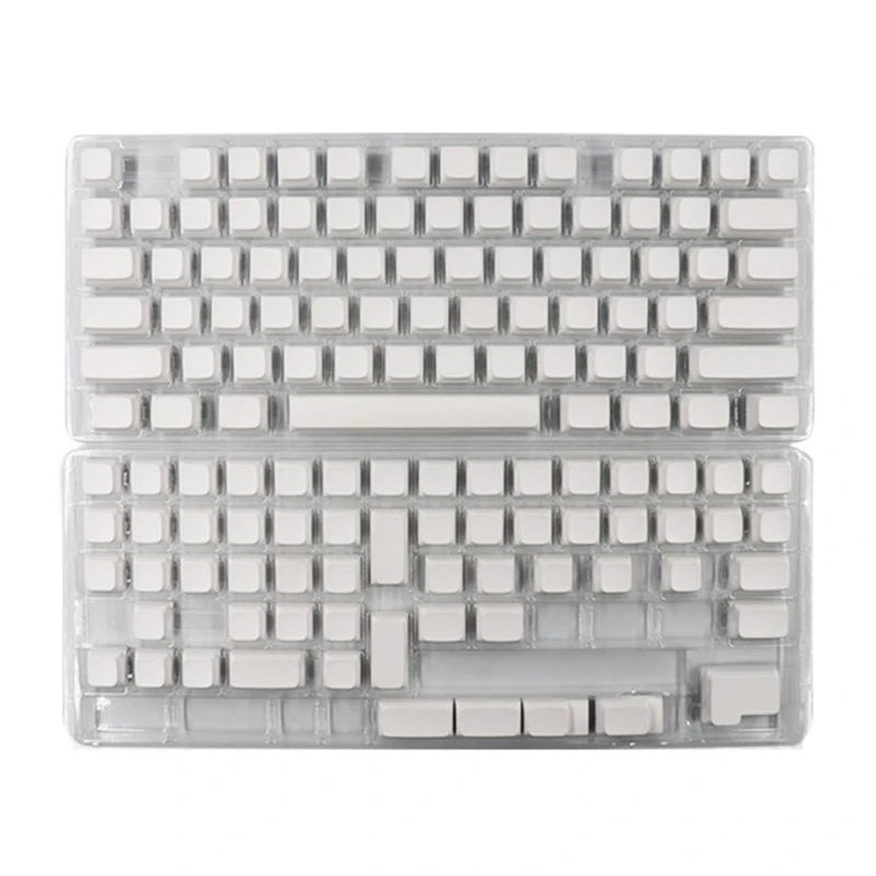 

XDA Height Keycaps PBT DyeSub for 134Keys Keyboard White Blank Keycap M76A