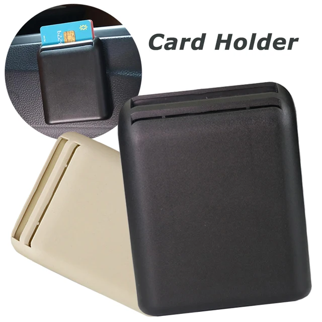 Universal Car Card Ticket Storage Box Holder Auto Seat Crevice Plastic Stands Organizer Car Interior Stowing Tidying Accessories