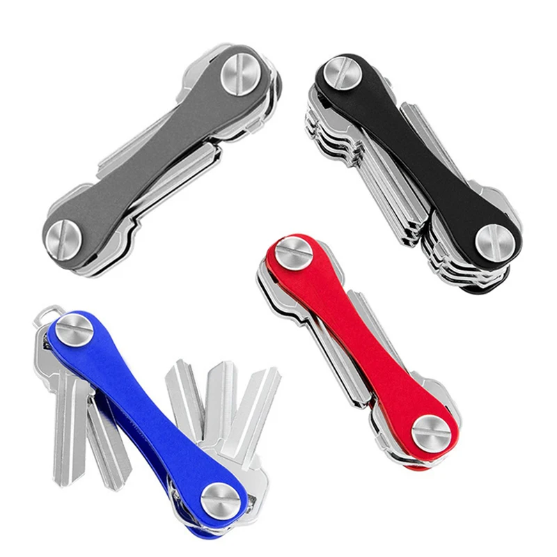 Smart Key Chain EDC Keychain Compact Key Decorative Holder Clip Home Storage Metal Key Clip Aluminum Organizer Keychain Outdoor