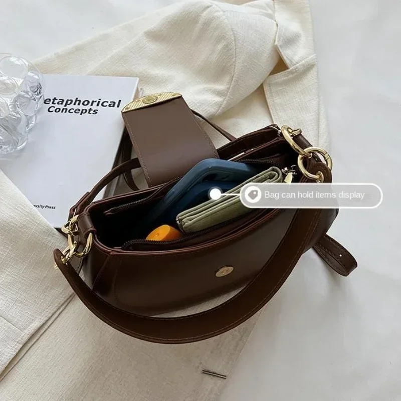 Borse a tracolla ascellari per donna alla moda hobos in pelle PU piccole borse a tracolla sottobraccio e borsette per donna_voghion.com