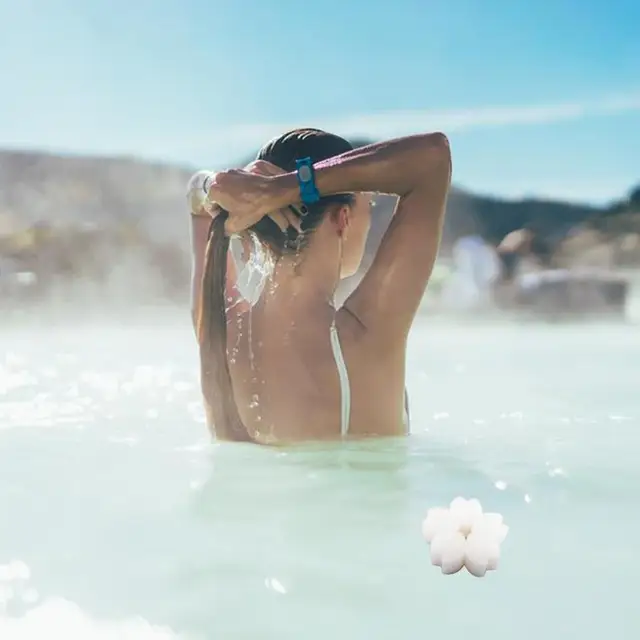 10Db Virágok Olaj Abszorbens Szivacs Multifunkció Tisztító Medence Szűrő Az Uszoda Pezsgőfürdőjéhez - Image 2