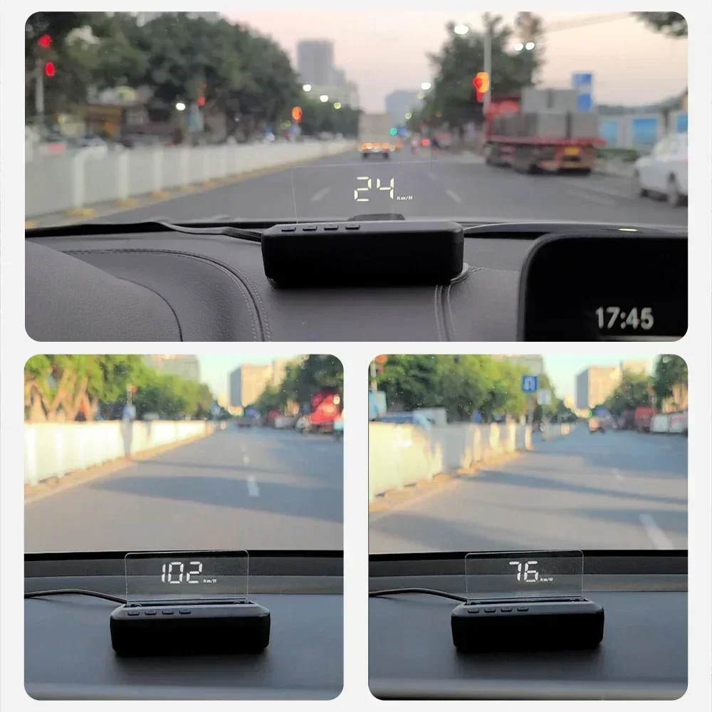 OBD2 HUD Projector Multi-function Car Head-Up Display OBD2 GPS Dual System obd2 hud projector,head up display,obd2 hud display