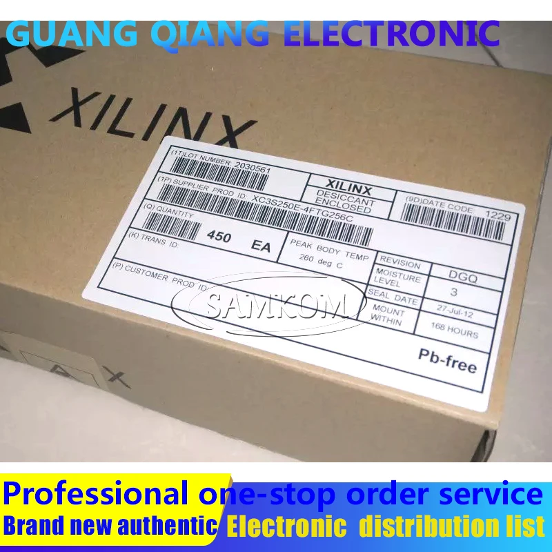 

1 шт XC3S250E-4FTG256C IC FPGA 172 I/O 256FTBGA