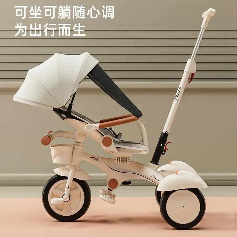 Ultra-light foldable children's two-way child trolley baby high view baby stroller