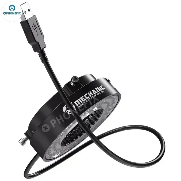 Mechanic Microscope LED Ring Light Illuminator 64 /72 / 144pcs Adjustable USB For PCB Soldering Repair