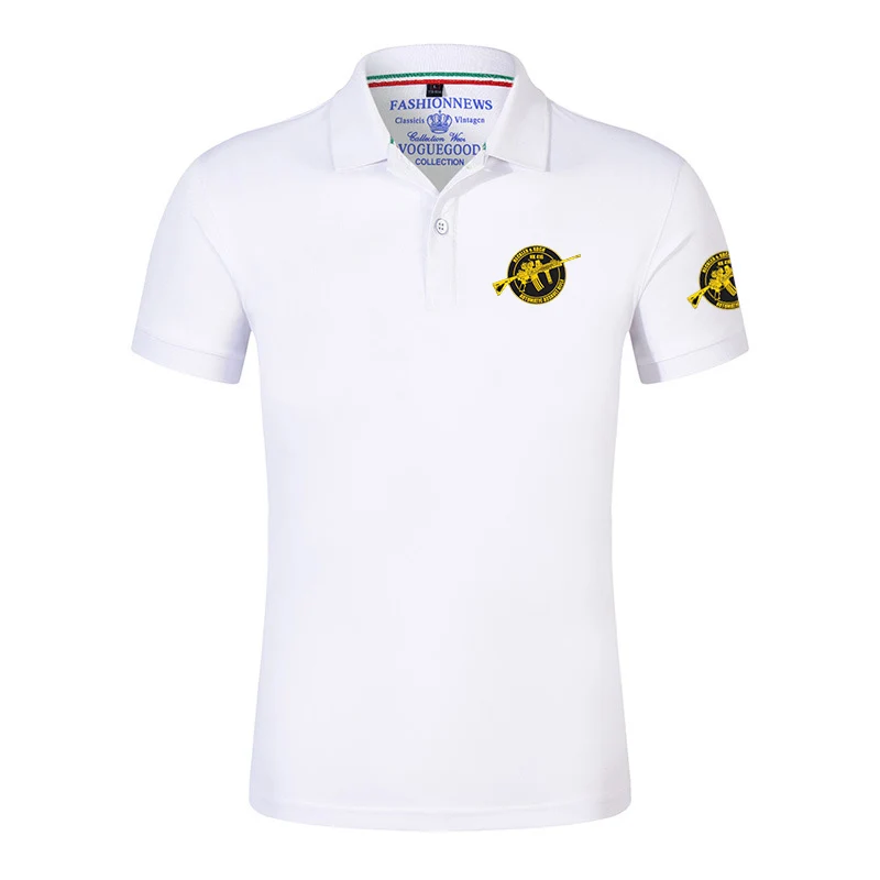 Summer Mens Graphic Polo Shirt Quick Drying Comfortable
