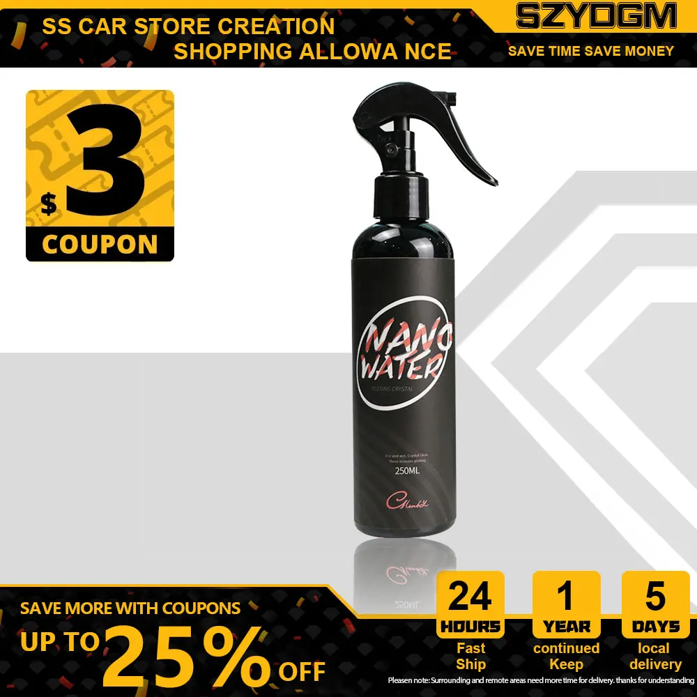 

250ml 9H Ceramic Car Coating Wax Hybrid Nano Liquid Glass Ceramic Car Coating Polish Sealer Sealant Hydrophobic Wax