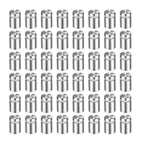 100 Pack Sign Standoff Screws Advertising Screws Stainless Steel Wall Standoff Mounts Glass Acrylic Nail (1/2 x 1 Inch) 1