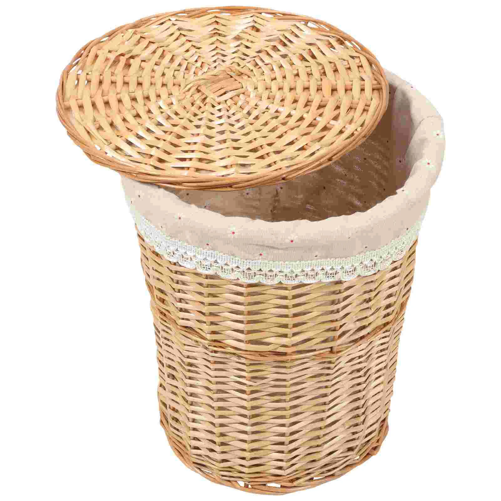 

Woven Storage Storage Baskets Weaving Toy Home Container Laundry Desktop Decorative Storage Basketss