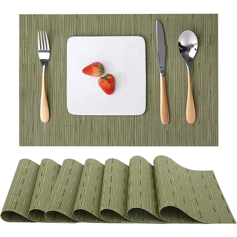 Inyahome Set of 1 Clear Disposable Plastic Placemats Table Mats Dining Mats  for Table Square Pad Farmhouse Decoraitve - AliExpress