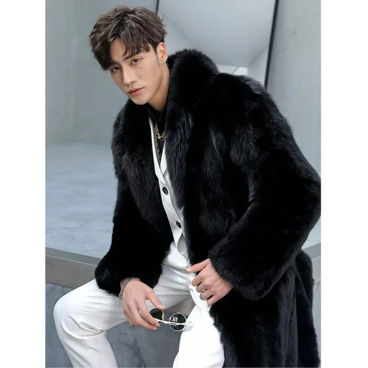 Description Picture 5 of itemCoat Leather Jacket Fur Men Fashion Clothing Casacos De Inverno Masculino Autumn and Winter Environmental Friendly Breathable