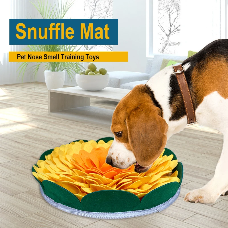 Pets Dogs Snuffle Mat Nose Training Sniffing Pad Toy Feeding Cushion Blanket