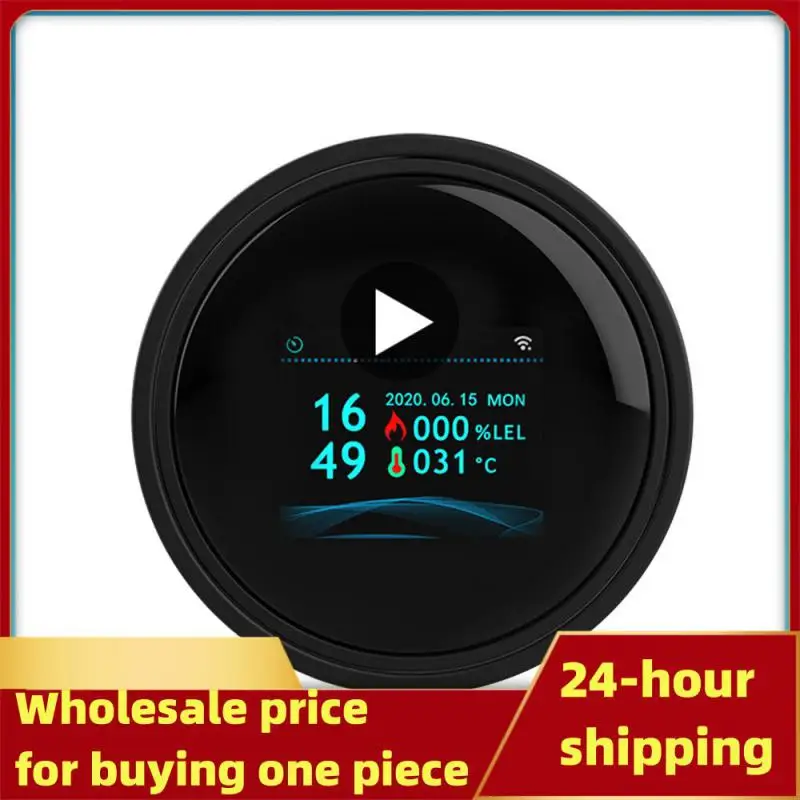 Rilevatore Di Perdite Di Gas Intelligente Tuya Wifi Smart Sensore Di Allarme Di Gas Naturale Led Digital Gas Smoke Alarm Funziona Con Smartlife