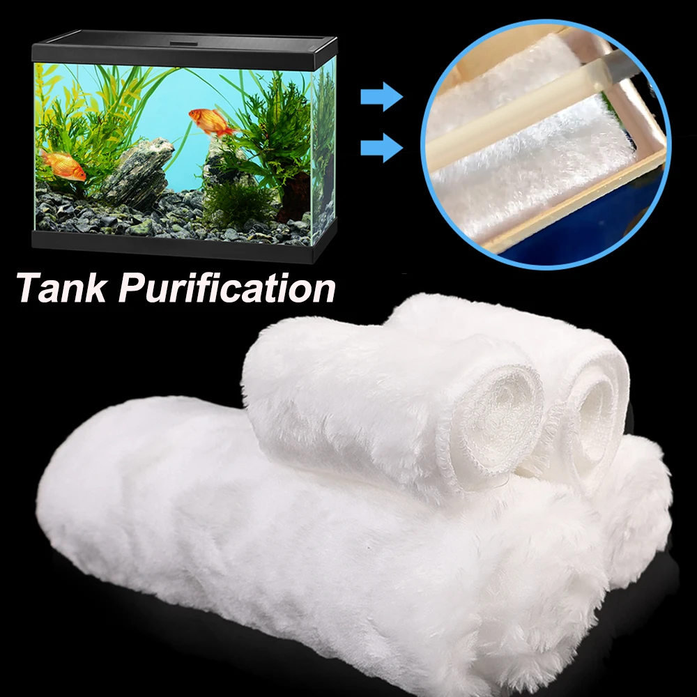 Fish Tank Filter Cotton Thickened White Cotton Aquarium Biochemical
