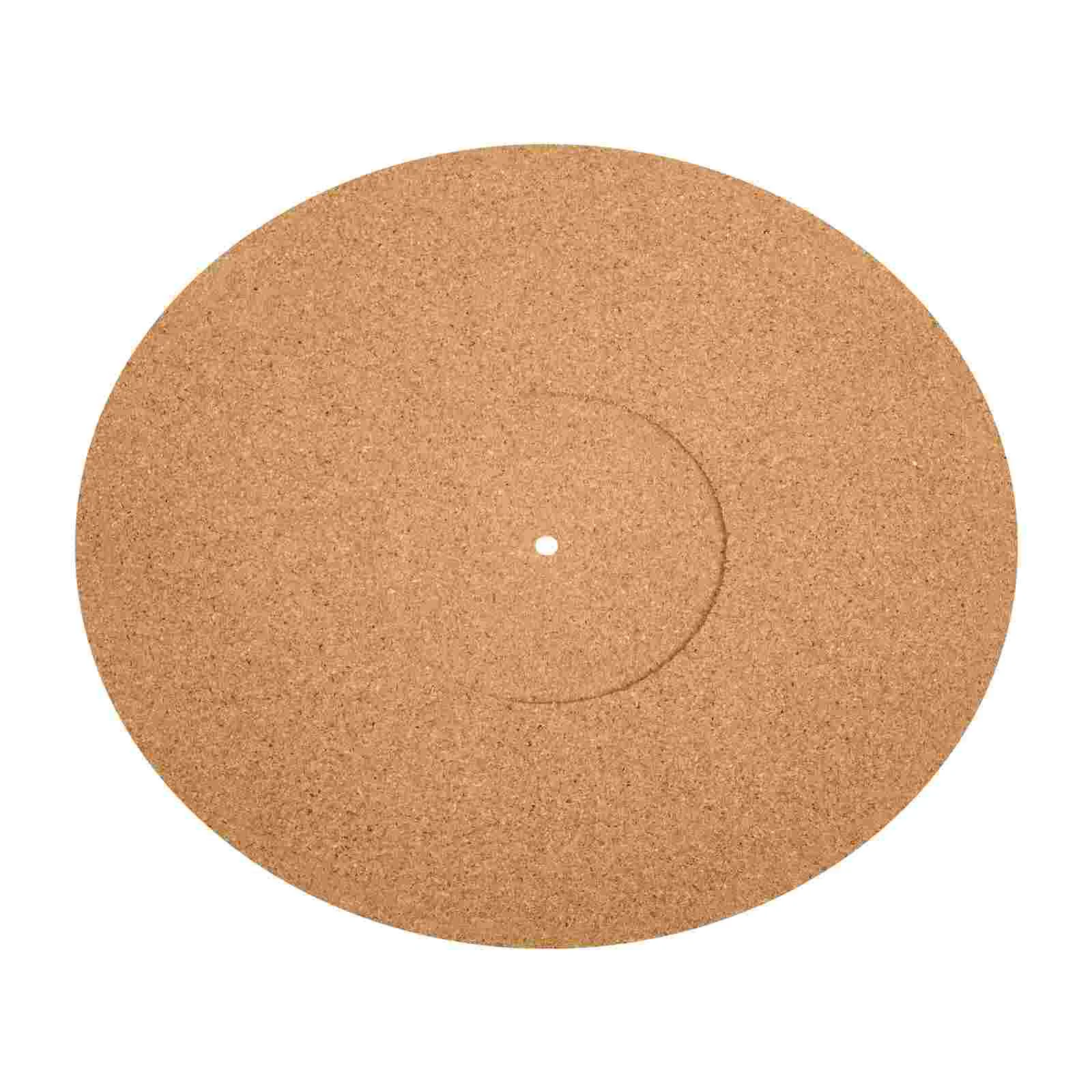 

inch Vinyl Record Mat Turntable Slipmat Decked Accessories Protective Cork Pad Records