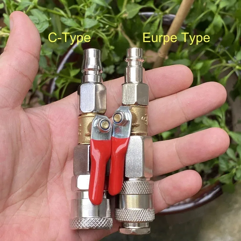 Pneumatic Switch Valve Pneumatic Switch Valve On Off Europe Type Quick Connect Fitting Air Control Valve Pneumatic Fitting