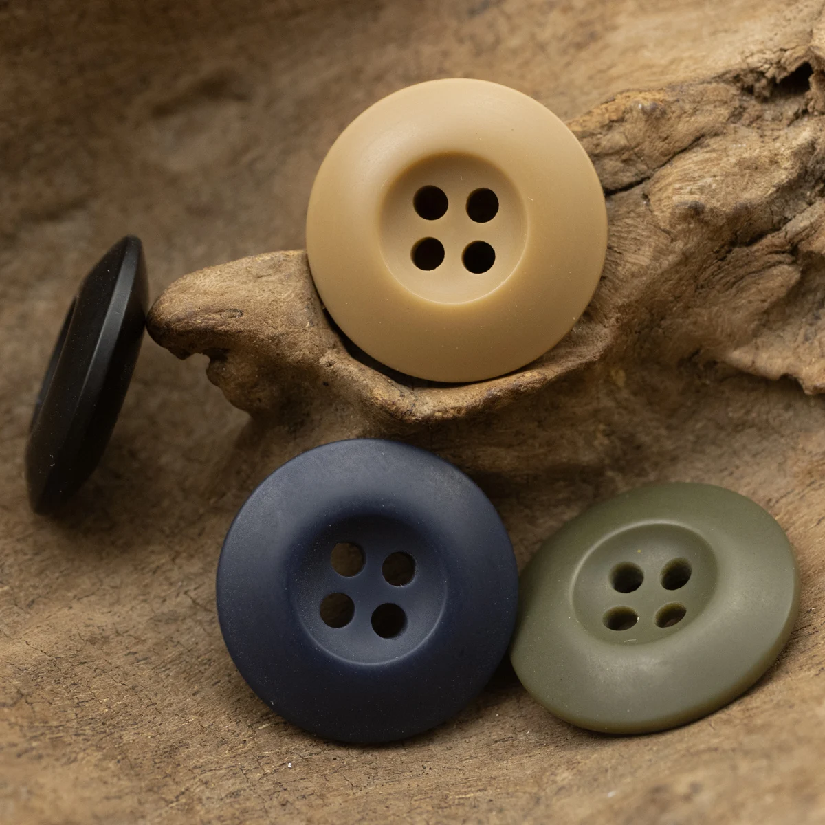Army Green Corduroy Jacket Resin Buttons Khaki Dark Blue Jeans Suit Pant Black Buttons 15mm/18mm/20mm