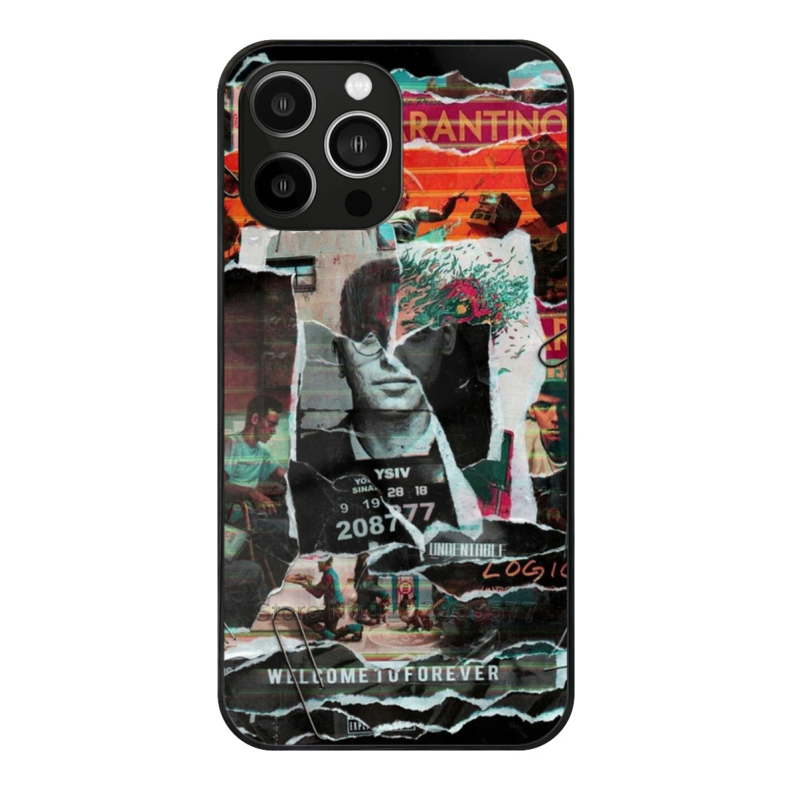 

Bobby Rap Soft Glass Case For Iphone 15 14 13 12 11 Pro X Xs Xr 7 8 Max Mini Cover Logic No Pressure Logic No Pressure Logic No