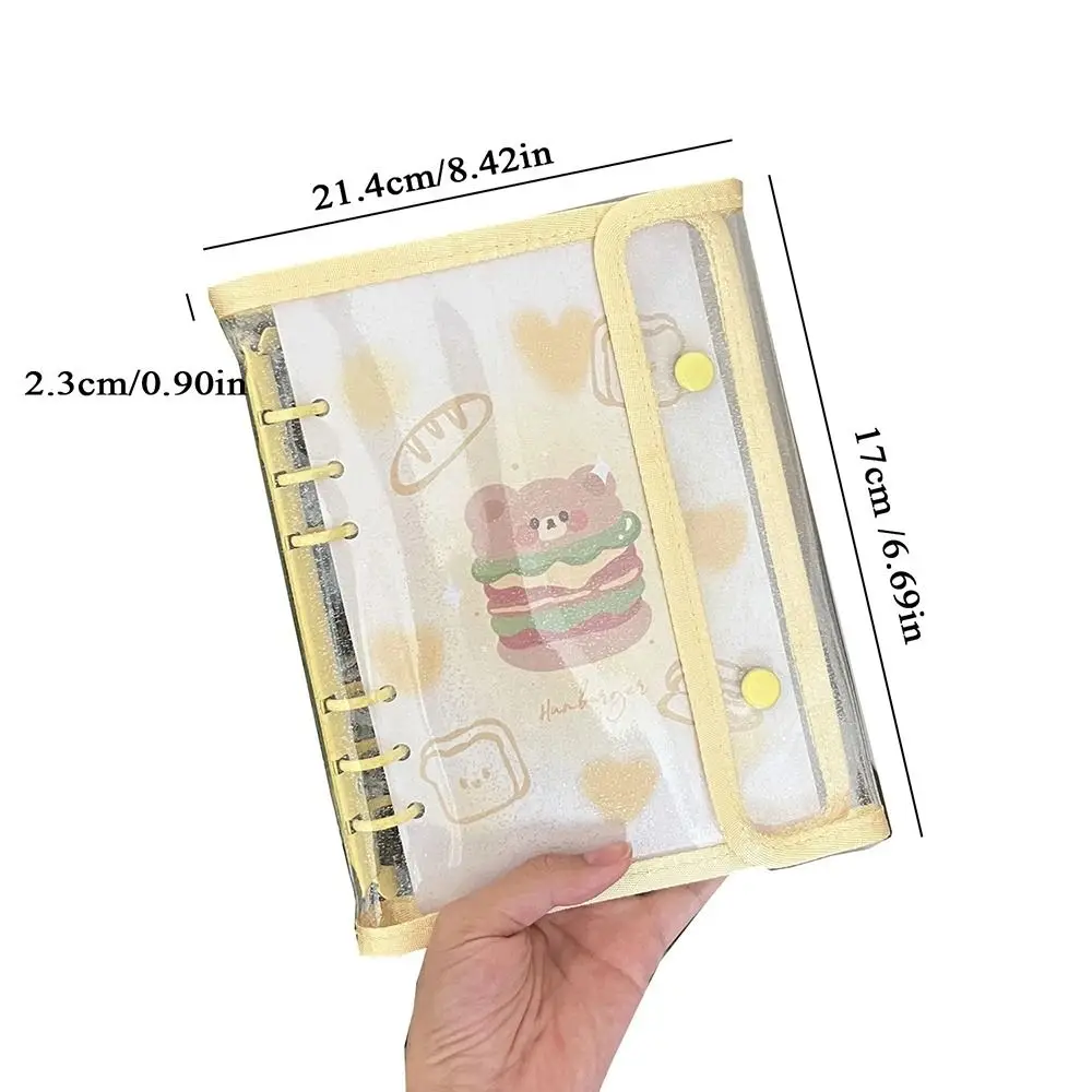 PVC A6 바인더 포토카드 거치대, 교체 가능한 카드 바인더, 사진 부스 프레임, A6 바인더, 크리에이티브 포토카드, 스크랩북, 소녀 선물