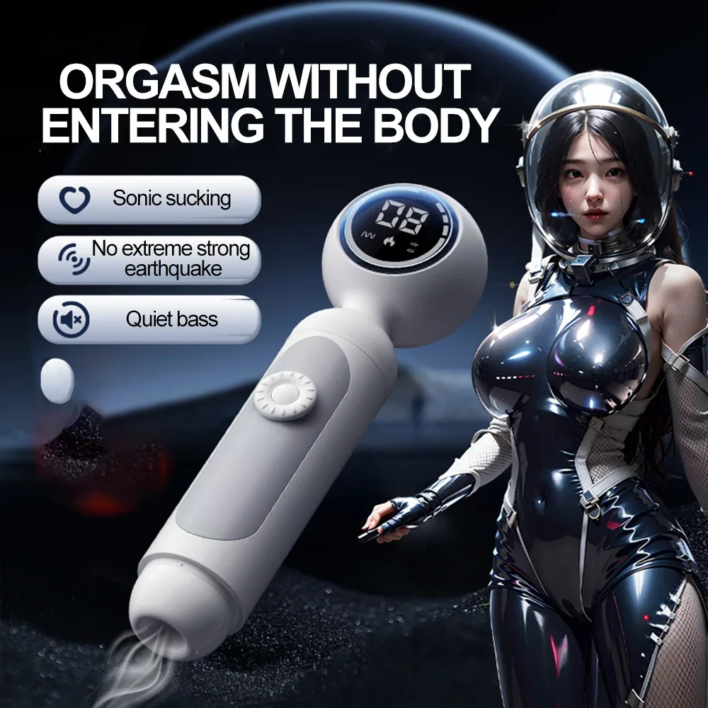 

Vibrators Sucker Dildo AV Magic Wand For Women Vagina Sucking Clitoris Vacuum Stimulator Massager Female Sex Toys For Adult