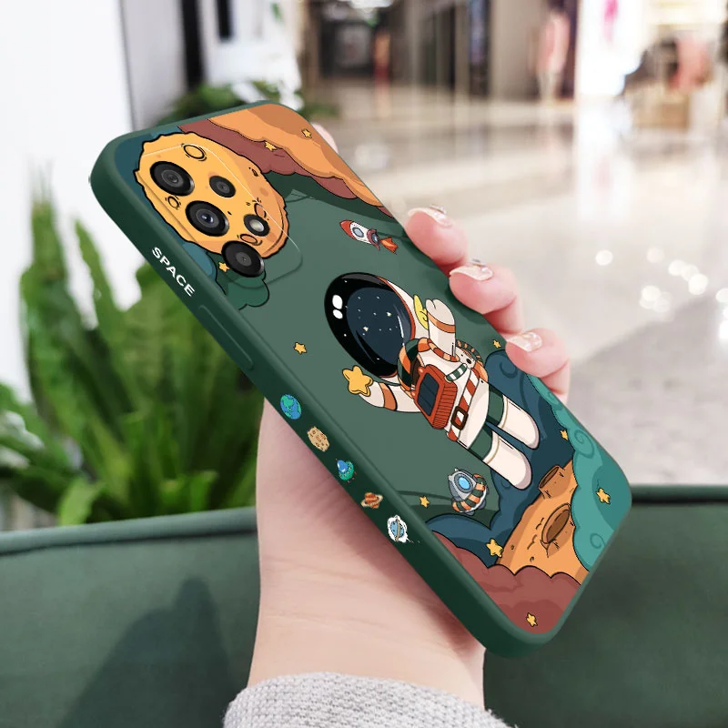 thumbnail image 1 of Funda de teléfono Hello Astronaut para Samsung, A54, A34, A24, A14, A73, A53, A33, A23, A13, A04, A04S, A72, A52, A52S, A32, A22, A15, A25, A35, A55, 4G, 5G, 1 of 5