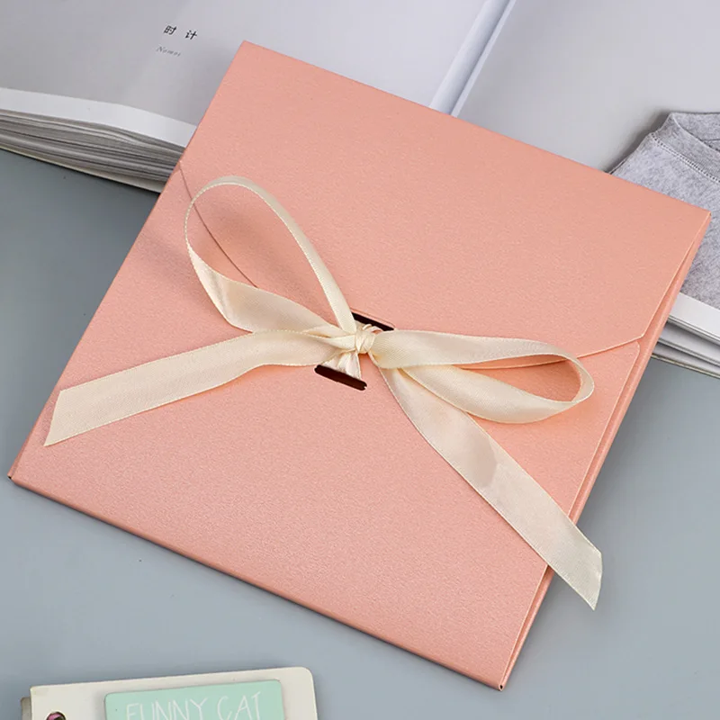 10Pcs Envelope Gift Box Silk Scarf Packaging Box With Ribbon Bow 10Pcs Envelope Gift Box Silk Scarf Packaging Box With Ribbon Bow