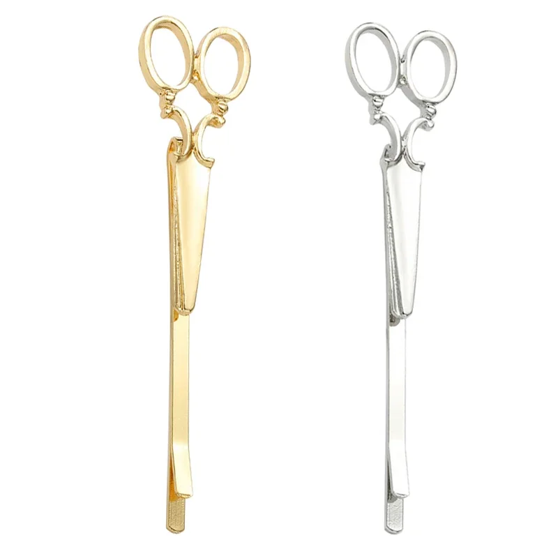 Hot New 1pcs Creative Scissors Shape Women Lady Girls Hair Clip Delicate Pin Hair Barrette Accessories Decorations