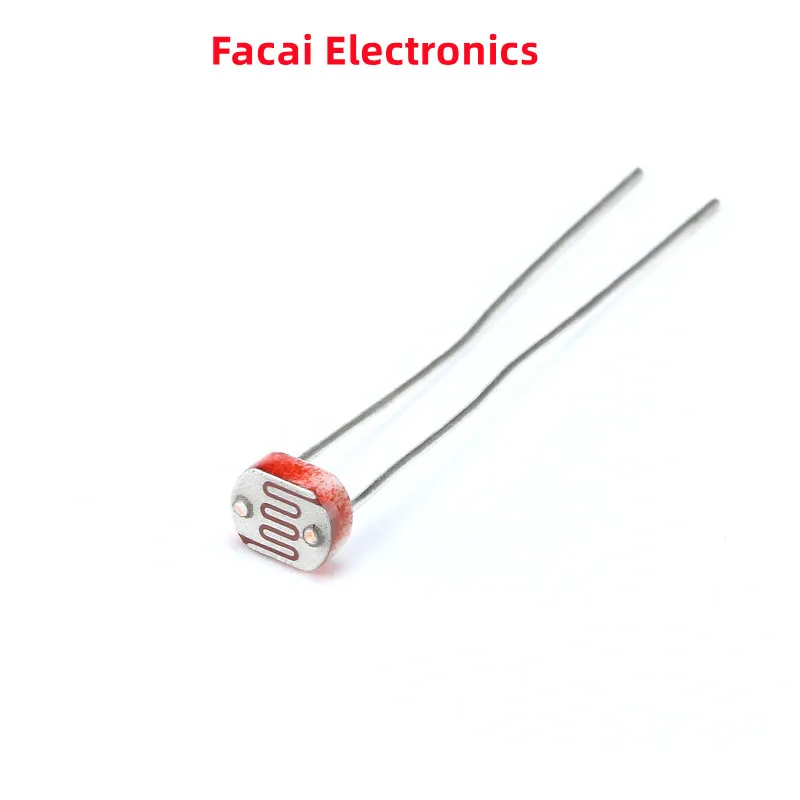 100PCS/20PCS 5516 Light Sensitive Resistor 5mm Photoresistor Photoelectric Switch Element Photo Detector Dependent LDR GL5516 photo resistor light sensitive resistor