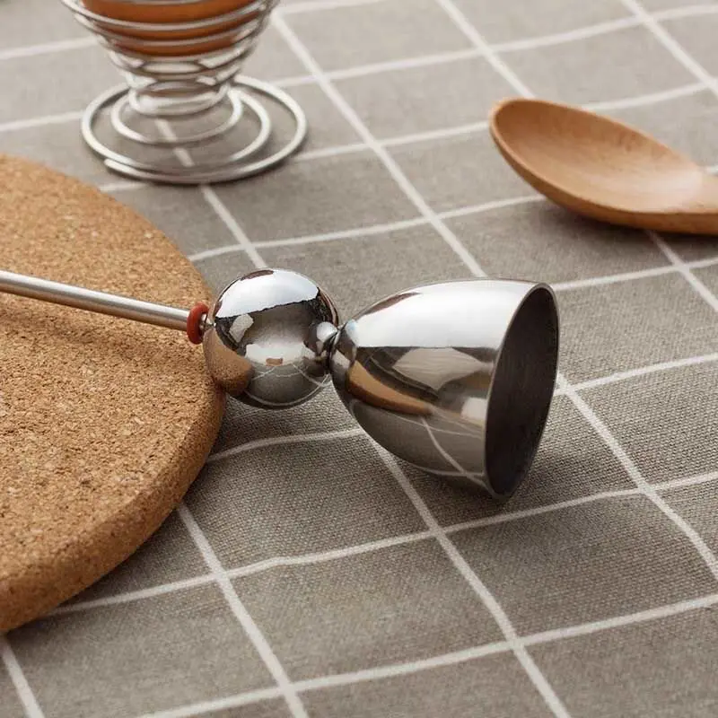 Egg Opener Creative Egg Cutter Egg Holder Sticky Rice Egg Opener Stainless Steel Beater Broken Shell Steamer egg shell opener egg opener