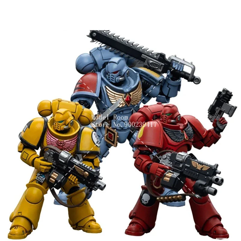 

JOYTOY Warhammer 40K 1/18 Space Wolves Blood Angels Imperial Fists Intercessors Action Figure 12cm Soldier Collection Model Toy
