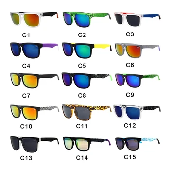 Occhiali da sole sportivi da uomo Ken Block Designer classico Specchio riflettente Occhiali da sole Occhiali da guida quadrati da donna (con logo) 1