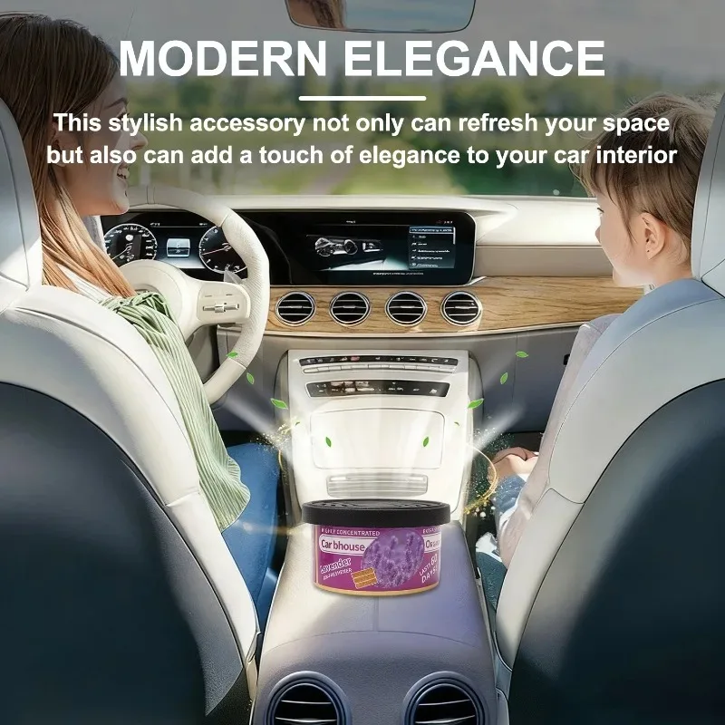 Car Air Freshener Wooden Organic Cans Odor Eliminator Natural Essential Oil Car Diffuser Long-Lasting Fragrance for Home Closet