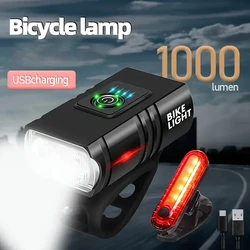 High - Visibility Bicycle Light Set for Road and Mountain Riding (Black)