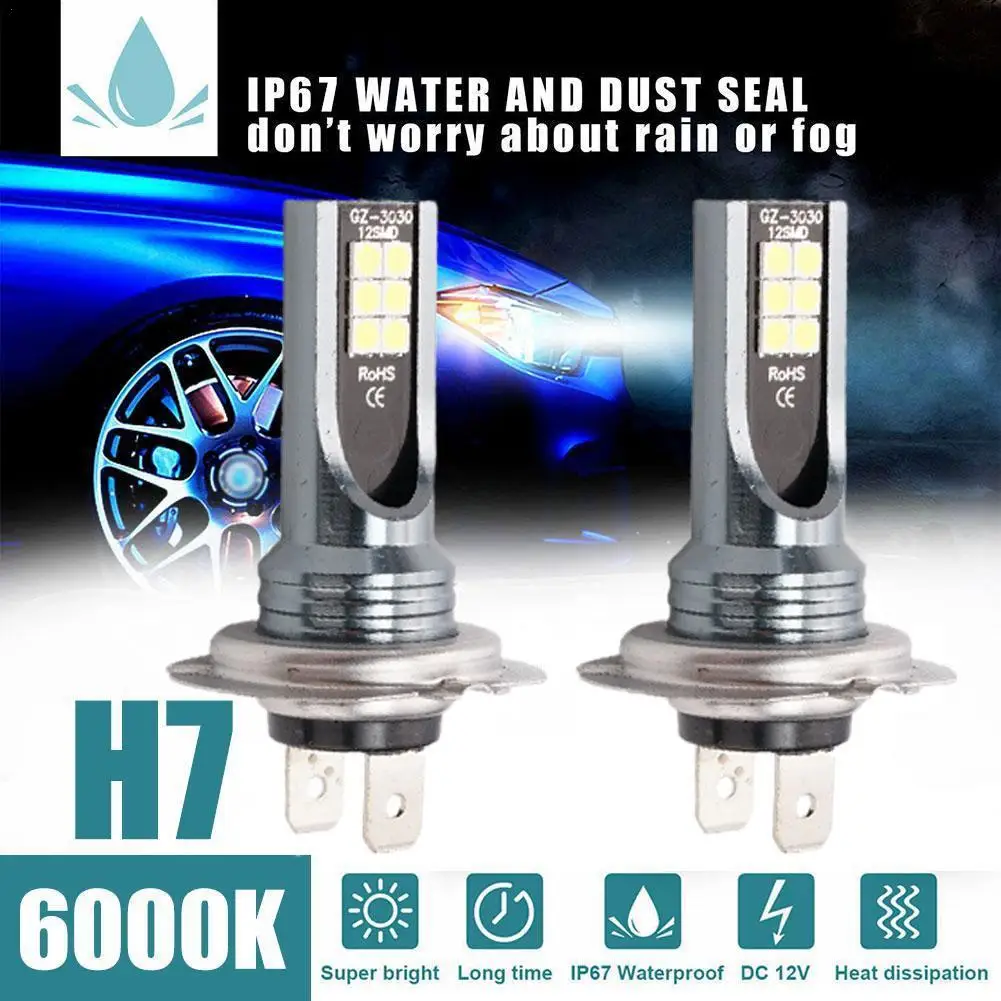 

1pc H1/H3/H4/H7/H11 LED Headlight Bulb Beam Kit 12V 100W High Power LED Car Light Headlamp 6000K Auto Headlight Bulbs 26000LM